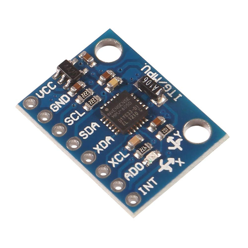 D-FLIFE 8pcs GY-521 MPU-6050 MPU6050 3 Axis Accelerometer Gyroscope Module 6 DOF 6-axis Accelerometer Gyroscope Sensor Module 16 Bit AD Converter Data Output IIC I2C for Arduino - LeoForward Australia