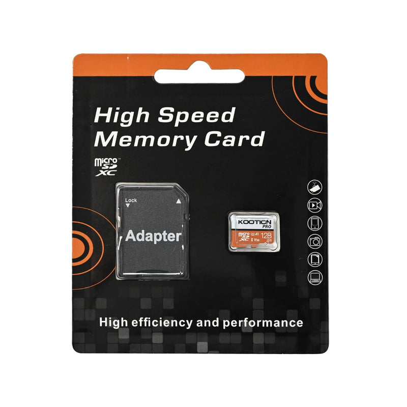  [AUSTRALIA] - KOOTION 128GB Micro SD Card 3-Pack Ultra MicroSDXC Memory Card UHS-I U3 A1 V30 for 4K UHD & GoPro & Drone & Action Camera, High-Speed Mini SD Card with Adapter for Android Smartphone, Fire Tablet