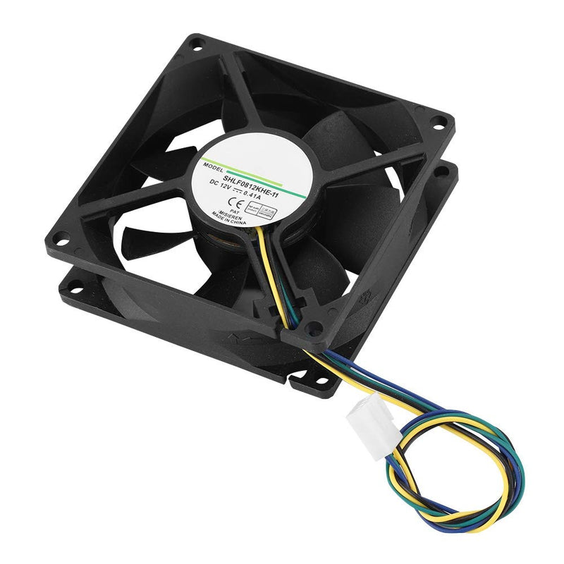  [AUSTRALIA] - Computer CPU Cooling Fans, DC 12V Computer Fans,80 mm 4 Pin Dual Ball Bearing Computer Case Fans,Ultra Low Noise Cooler Silent Cooler,Support PWM Temperature Control