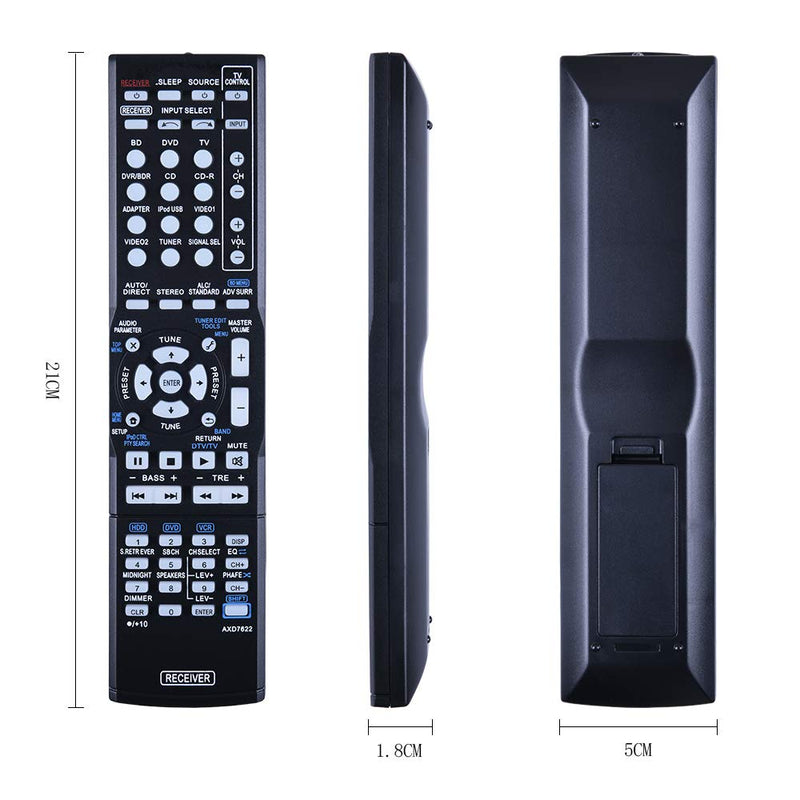 New AXD7622 Replace Remote fit for Pioneer AXD7624 VSX-23TXH VSX-921-K VSX-523-K Receiver AV A/V Audio/Video Receiver - LeoForward Australia
