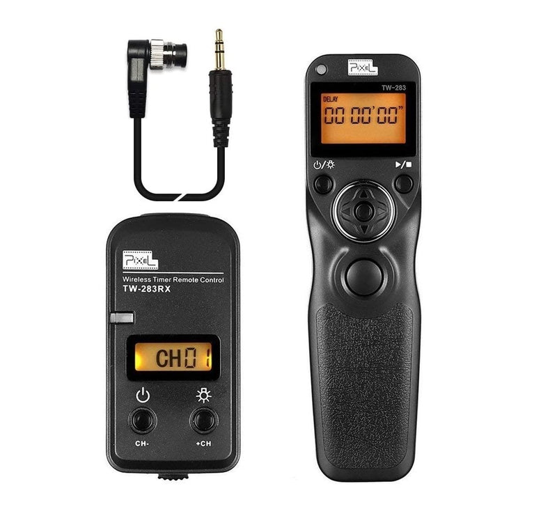  [AUSTRALIA] - Pixel Wireless Timer Shutter Release Remote Control TW-283 DC0 Compatible with Nikon Z9, D3, D4, D5, D6, D800, D850, D800E, D810, D810A, D700, D500, D300, D200, F6, F100, F5, F90X, F90, D1X, D2H 283 DC0 for Nikon