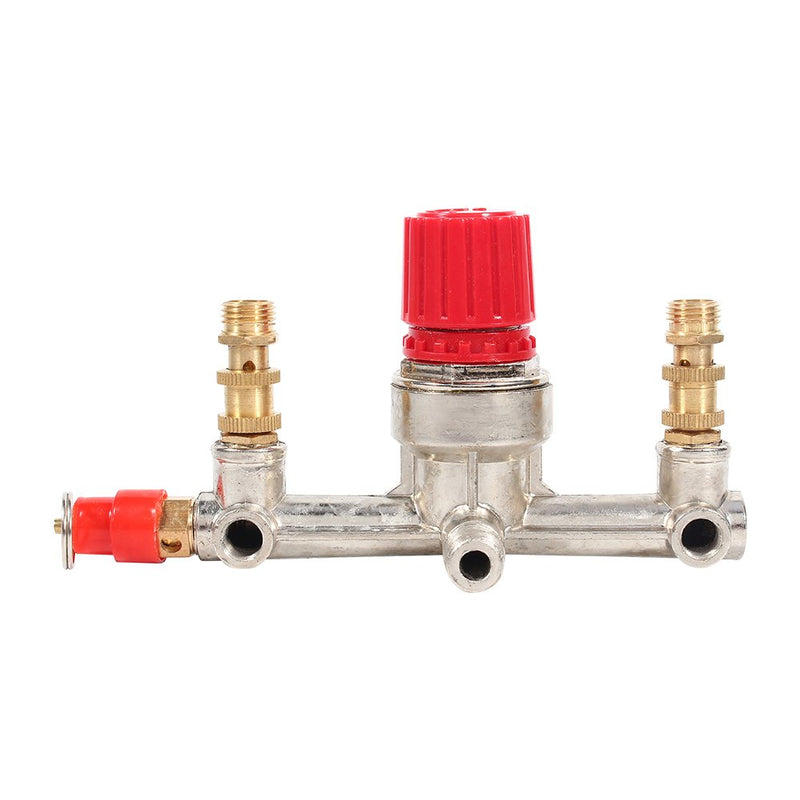  [AUSTRALIA] - Bama Regulating Valve Bracket Adjustable Pressure Regulating Valve Bracket Air Compressor Fitting Small Pump