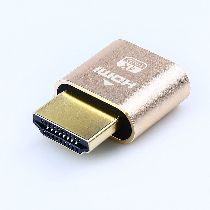  [AUSTRALIA] - DTECH 4K HDMI Dummy Plug Display Emulator Headless Ghost Adapter Compatible with Windows Mac OSX Linux Support 4kx2k 2160P 1080p for Computer Desktop (fit-Headless, 5 Pack)
