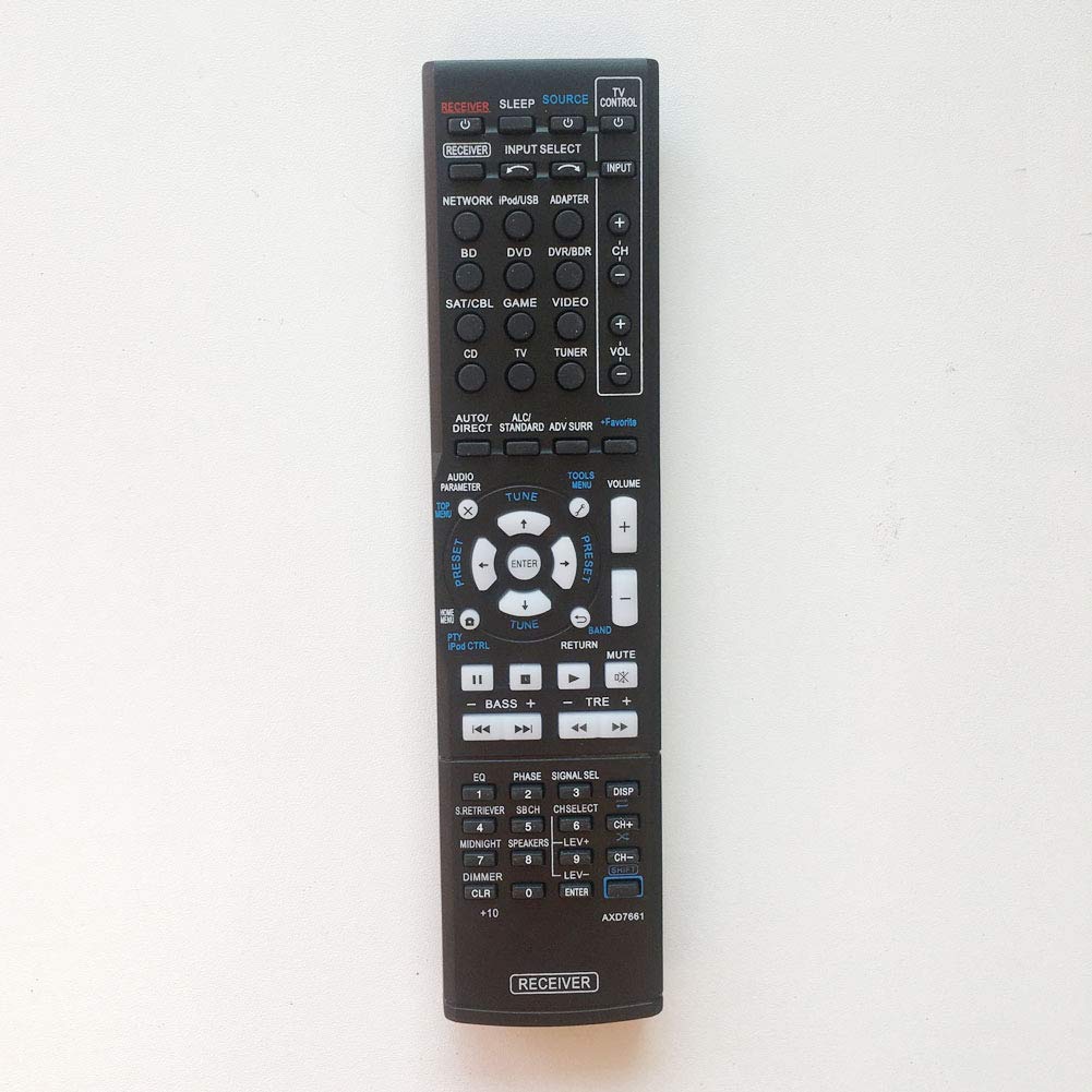  [AUSTRALIA] - Replacement Remote Control fit for Pioneer AV Receiver AXD7661 VSX-822 VSX-1022 VSX822 VSX1022 VSX822K VSX1022K