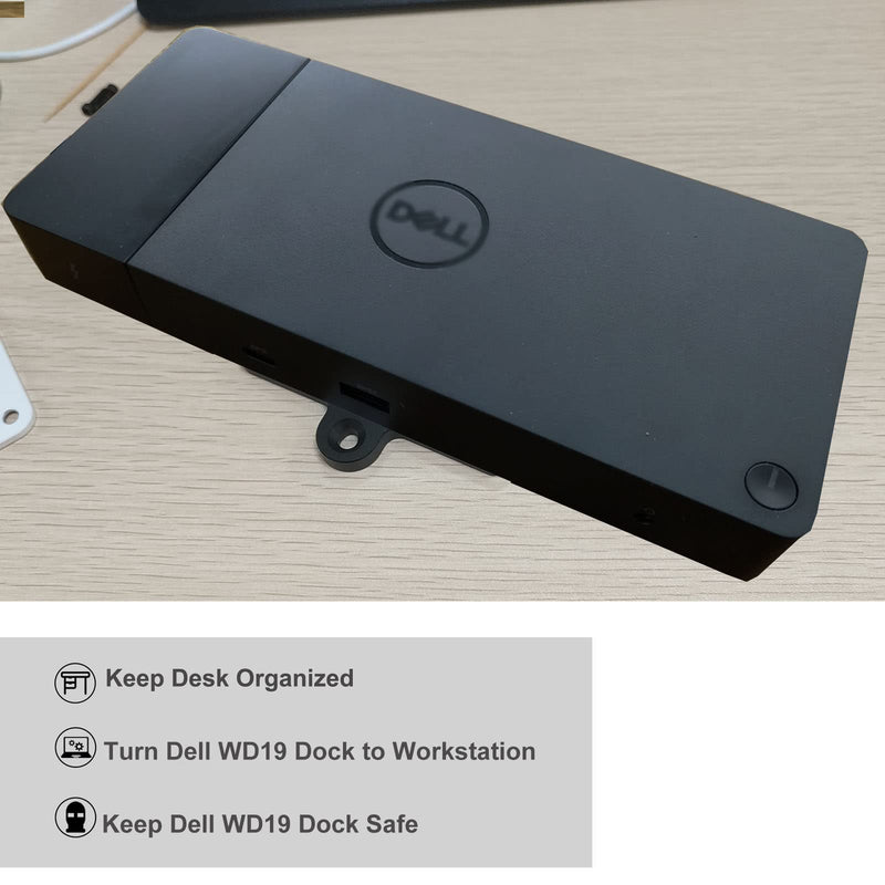  [AUSTRALIA] - PIAOLGYI Under Desk Mount for Dell WD19 TB Dock - Docking Station Holder Under Desk
