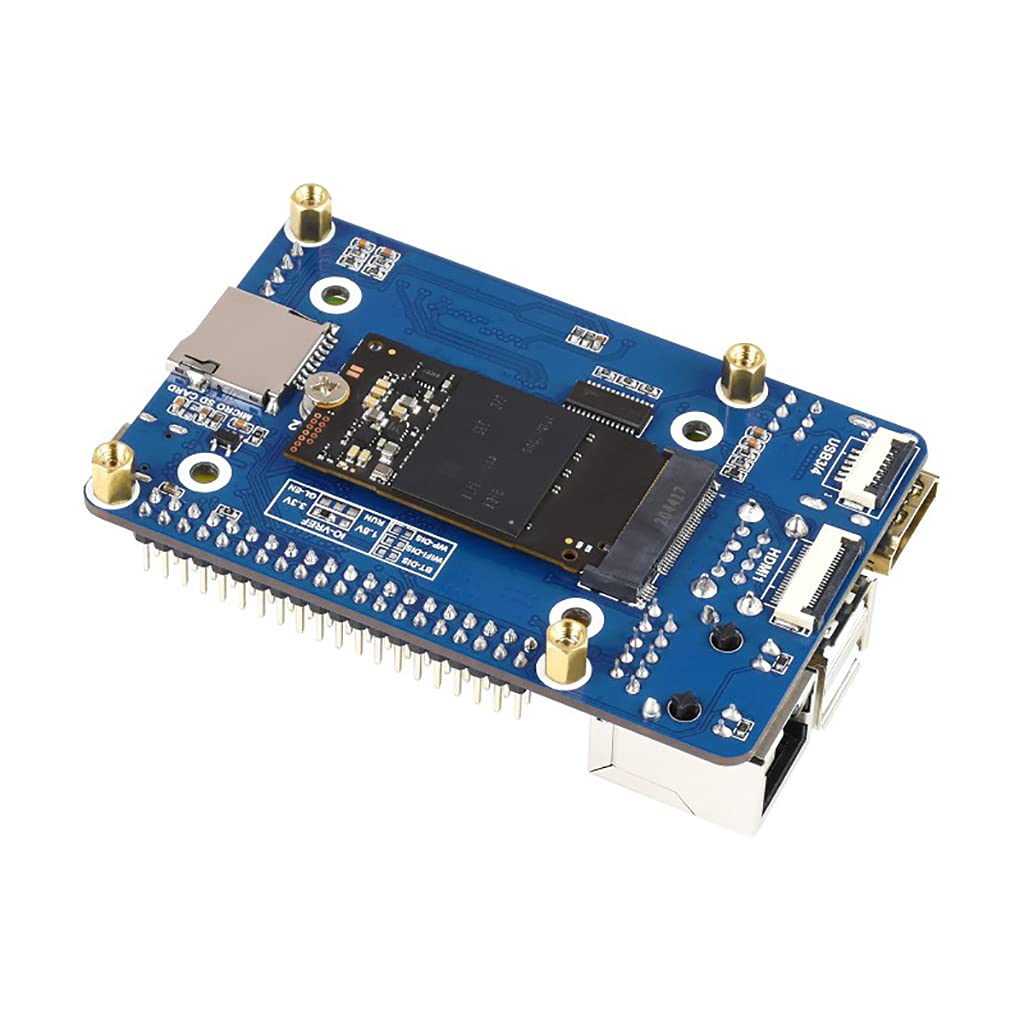  [AUSTRALIA] - Mini Base Board (A) Designed for Raspberry Pi Compute Module 4 Suitable for CM4 Lite/EMMC Series Module CM4-IO-BASE-A