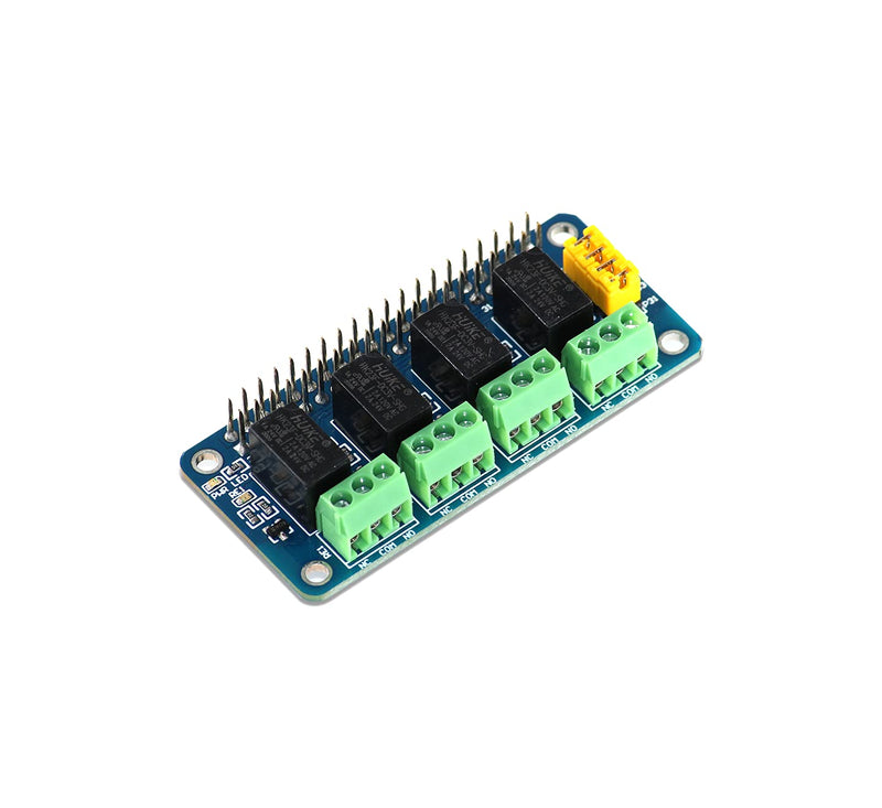  [AUSTRALIA] - Relay 4 Zero 3V 4 Channel Relay Shield for Raspberry Pi, Relay HAT Expansion Relay Board for Raspberry Pi 4B/3B+/3B/2B/B+/A+/Zero and Zero W | Power Relay Module for Raspberry Pi