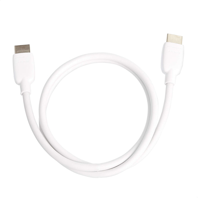 Amazon Basics High-Speed HDMI Cable (48Gbps, 8K/60Hz ) - 3 Feet, White - LeoForward Australia