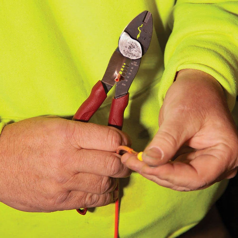  [AUSTRALIA] - Klein Tools 2005N Wire Cutter, Stripper, Crimper Tool, Strips 10-18 AWG Stranded, Crimps 10-22 AWG Terminals, with Shear Cutter