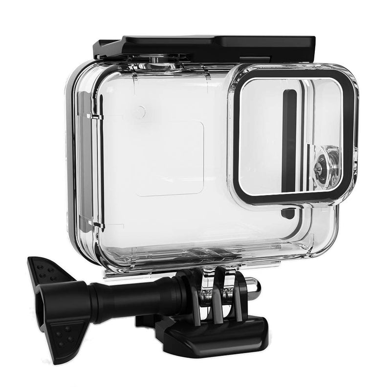 [AUSTRALIA] - FitStill 60M Waterproof Case for GoPro Hero 8 Black, Protective Underwater Dive Housing Shell with Bracket Accessories for Go Pro Hero8 Action Camera