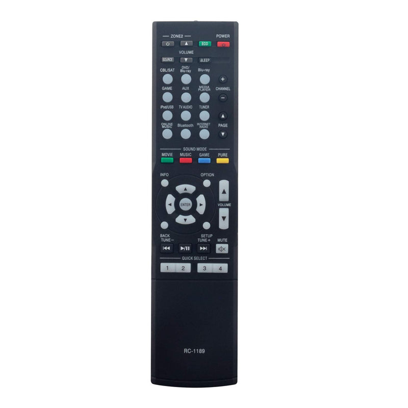 RC1189 RC-1189 Replacement Remote Control for Denon Audio/Video AV Receiver AVR-S710W AVR-S720W AVR-X1100W AVRX1200W AVRS700W AVRS710W AVRS720W AVRX1100W AVR-X1300W AVR-X1200W AVR-S700W 30701016700AD - LeoForward Australia