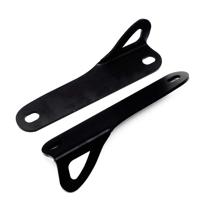  [AUSTRALIA] - Dasen Black Teardrop Compatible withk Anchor Point Tie Down Brackets Kit Compatible with Harley Street Glide FLHX ＆ CVO Models