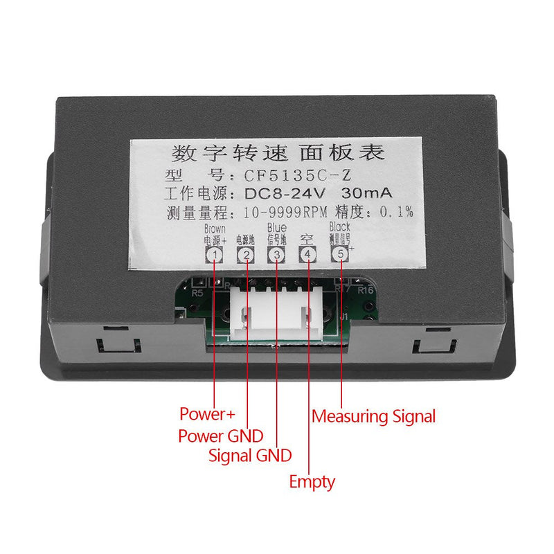  [AUSTRALIA] - Digital LED Tachometer 4, Electronic Components Other Sensors + Proximity Sensor Hall Sensor, NPN Red / Blue (Blue)