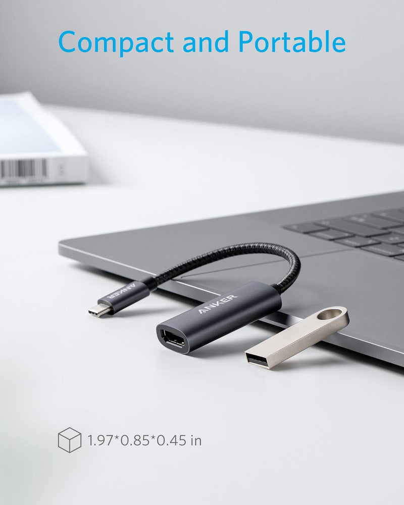  [AUSTRALIA] - Anker USB C to HDMI Adapter (4K@60Hz), 310 USB-C Adapter Aluminum, Portable , for MacBook Pro, Air, iPad Pro, Pixelbook, XPS, Galaxy, and More