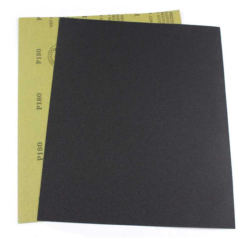  [AUSTRALIA] - Sandpaper Sheets, 240 Grit Dry Wet Sand Paper, 9 x 11 Inch,Silicon Carbide, for Wood Furniture Finishing,Metal Sanding and Automotive Polishing,10 -Sheet