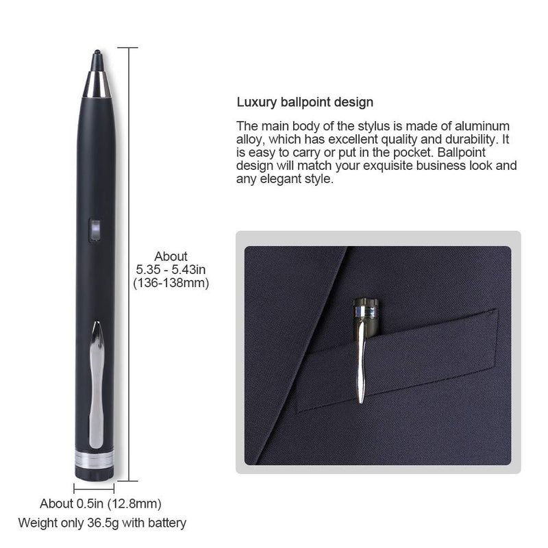 Stylus pens for Touch Screens, Surface Pen and Drawing Stylus Compatible with (2018 - 2020) Apple iPad Pro (11/12.9 Inch), iPad Air 3rd/4th Gen, iPad 6/7/8th Gen, iPad Mini 5th Gen, for iSO/Android - LeoForward Australia
