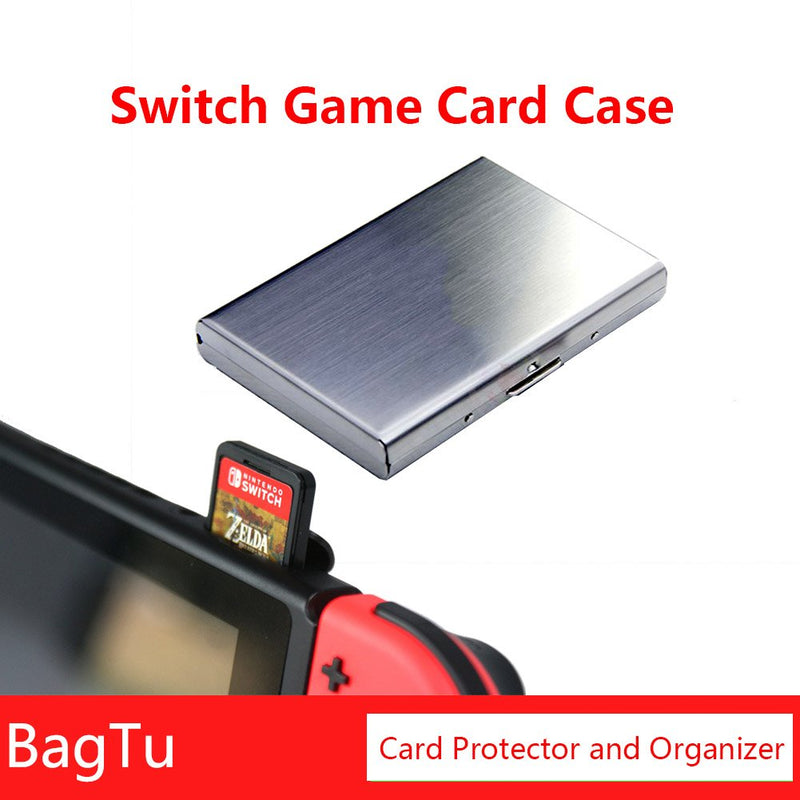 10 in 1 Metal Switch Game Card Case for Nintendo, BagTu Portable Card Protector for 8 Switch Game Cards and 2 Memory Cards - LeoForward Australia