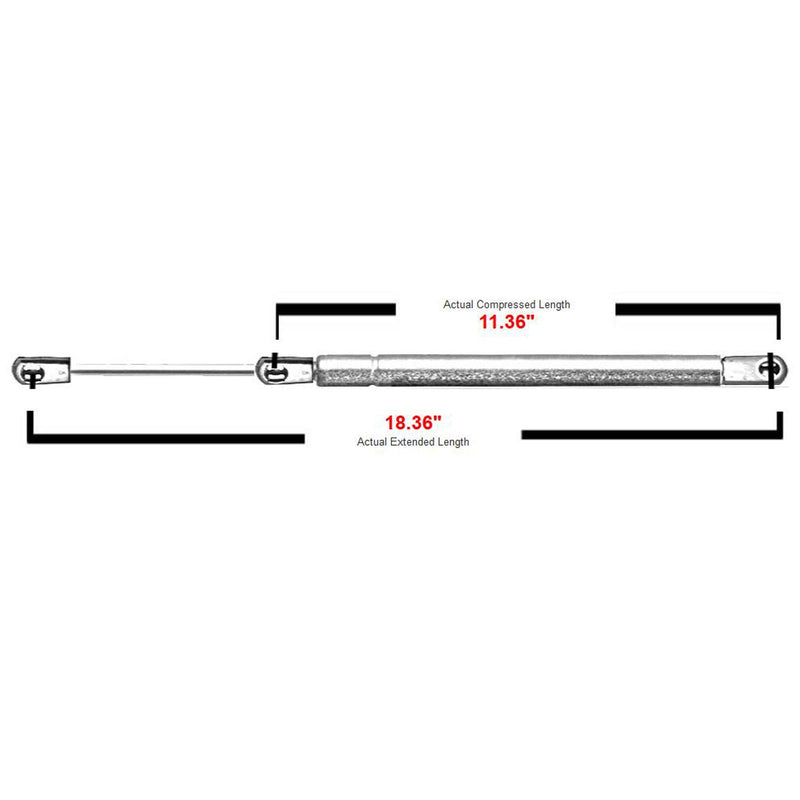 2 Pcs Front Hood Lift Supports Struts Shocks Gas Springs for 2001-2006 Lexus LS430 Compatible with 6236 - LeoForward Australia