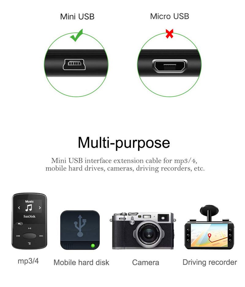  [AUSTRALIA] - H4n Charger,USB Data SYNC Transfer Cable Cord Compatible for Zoom H1,H2n,H4n,H4n pro,H5,H6,Q8 Portable Handy Digital Audio Recorder