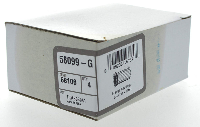  [AUSTRALIA] - The Hillman Group 58106 Flange Bearing, Bronze 3/4 X 1 X 1-1/4 X 1-Inch, 4-Pack