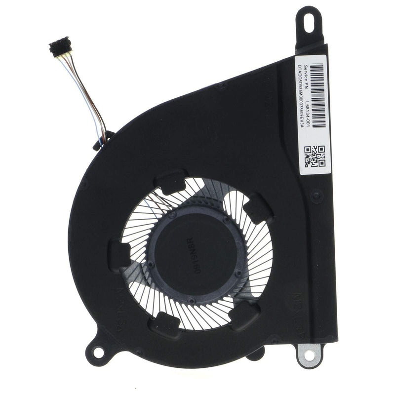  [AUSTRALIA] - CPU Cooling Fan for 15-DY 15-DY1071WM 15-DY0013DX 15-DY1024WM 15s-FQ 14-DQ 14S-DQ 14-DQ0011DX 14-DQ1039WM HP 15-EF 15-EF1072NR L68134-001 L68132-001