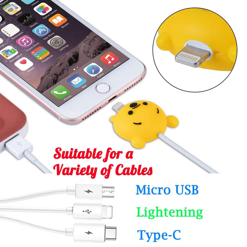 ZOEAST(TM) 3pcs Cartoon Animal Fruits Protector USB Charger Saver Charging Data Earphone Line Protector Compatible with All iPhone iPad iPod and Most Android Phones (Dinosaur Fish Unicorn) Dinosaur Fish Unicorn - LeoForward Australia