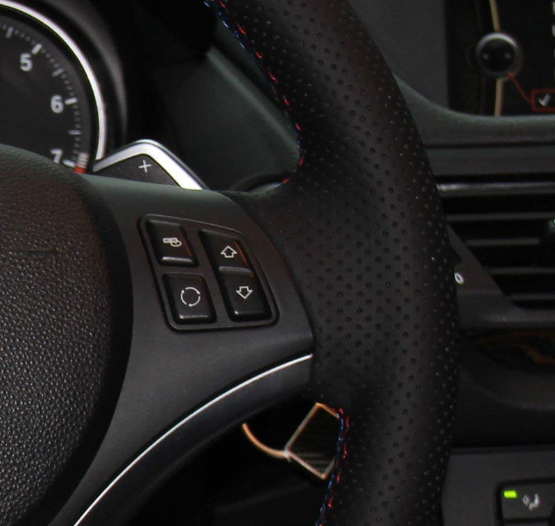 Eiseng DIY Car Steering Wheel Cover for BMW 3 Series E90 E91 E92 E93 320i 325i 328i 330i 335i 2006-2011 Microfiber Leather Interior Accessories DIY Steering Wheel Cover - LeoForward Australia
