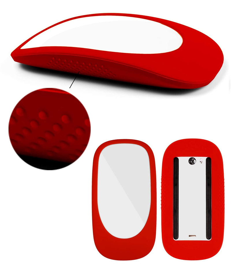 Magic Mouse 1& 2 Cover - Magic Mouse 2 Case - Silicone Protective Skin for Magic Mouse - Magic Mouse Protector - Magic Mouse Accessories pink - LeoForward Australia