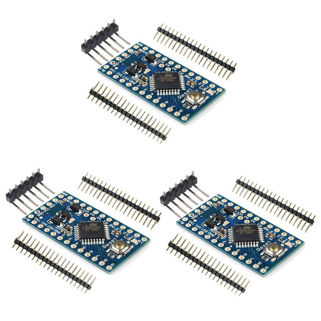  [AUSTRALIA] - HiLetgo 3pcs Pro Mini Atmega328P 5V/16MHz Development Board Compatible with Arduino pro Mini