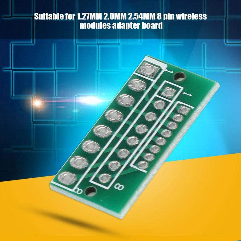  [AUSTRALIA] - Lazmin 10Pcs 1.27MM 2.0MM 2.54MM Adapter Plate Board 8PIN for Wireless Modules