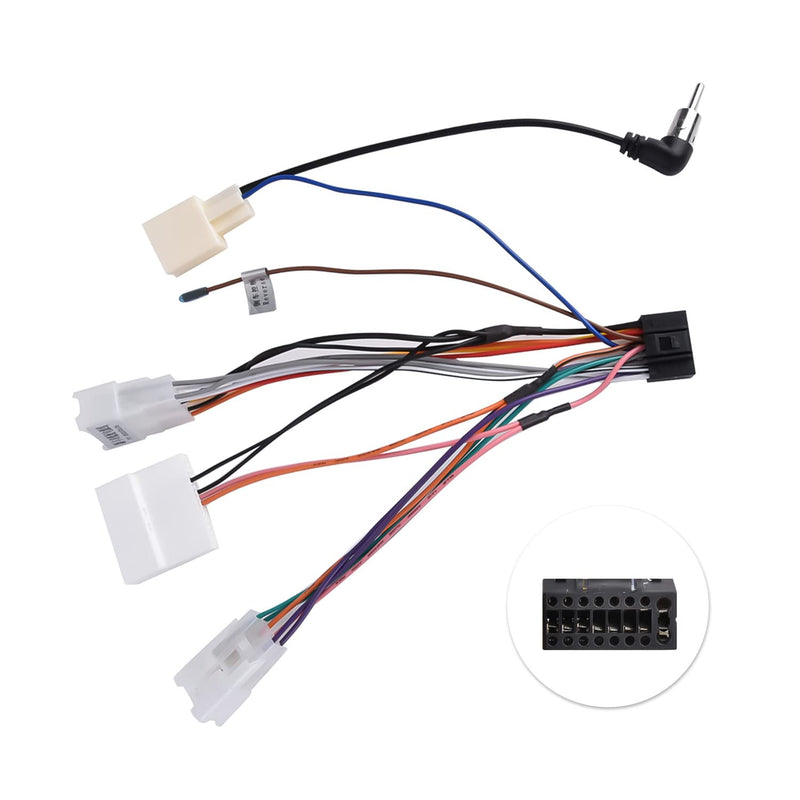  [AUSTRALIA] - Hikity Radio Wiring Harness for Toyota Low-Version Factory Car Stereo for Toyota After 2012