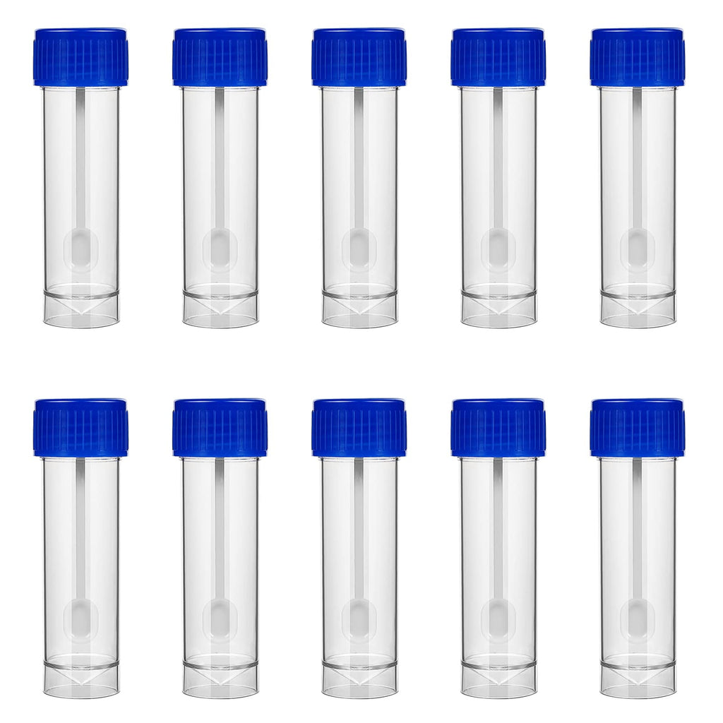  [AUSTRALIA] - ULTECHNOVO sample cup sample cup stool sample collection cup with lid stool container for laboratory without label laboratory 10 pieces