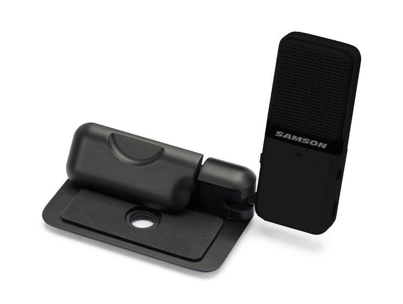  [AUSTRALIA] - SAMSON Go Mic Portable USB Condenser Microphone for Mac and PC Computers, Titanium Black