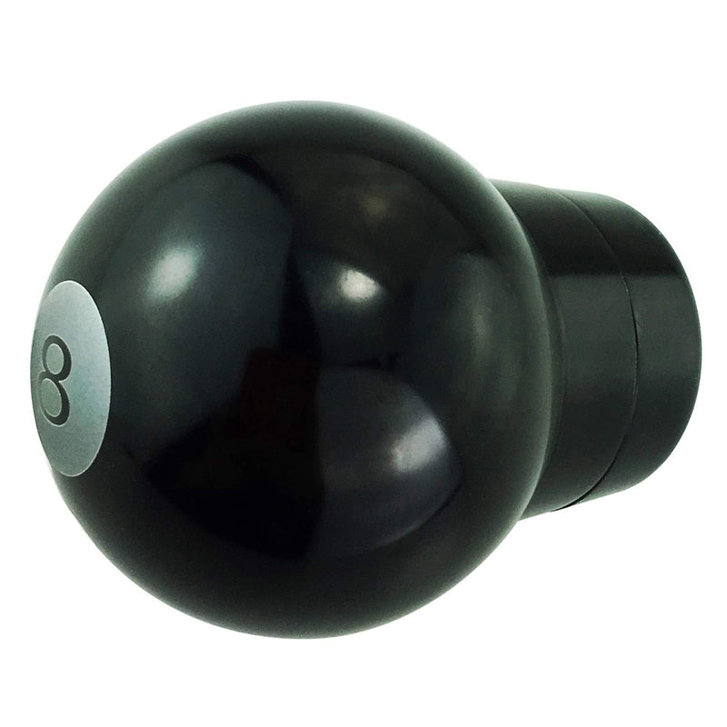  [AUSTRALIA] - Abfer 8 Ball Shift Knob Car Manual Gear Shifter Knobs Shifting Stick Replacement Fit Most Universal Truck Transport Vehicle (Black) black