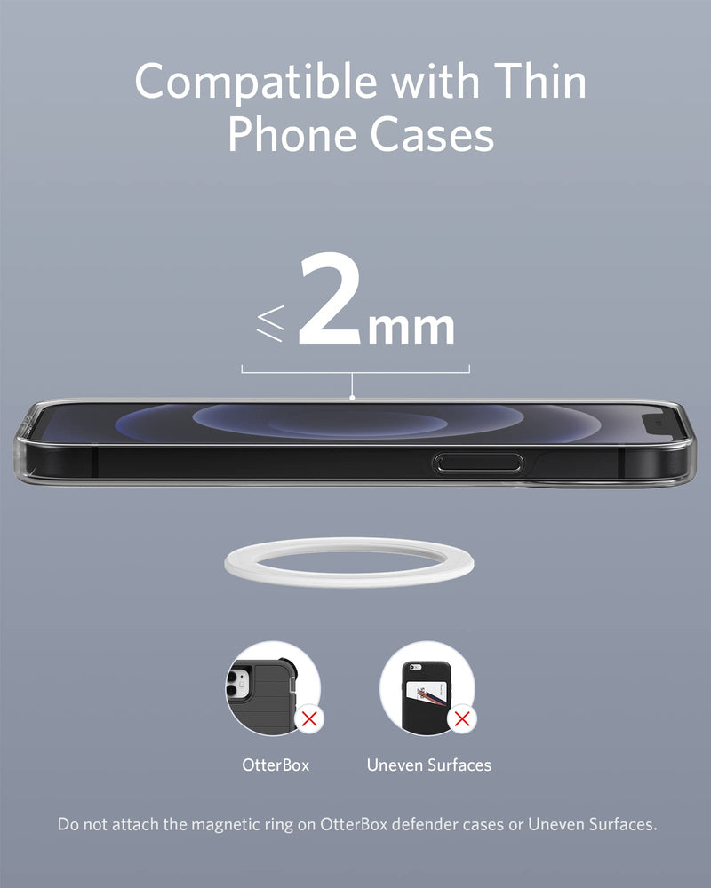  [AUSTRALIA] - Anker Magnetic Metal Ring, 310 Magnetic Ring, Only Compatible with iPhone 13 / 13 Pro / 13 Pro Max/13 Mini/ 12 / 12 Pro/ 12 Pro Max/ 12 Mini