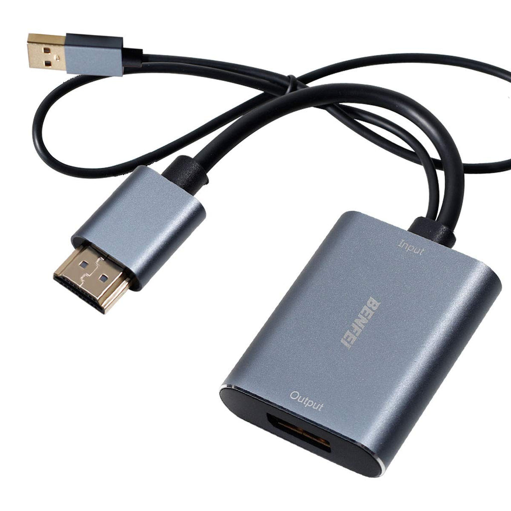  [AUSTRALIA] - HDMI to DisplayPort, Benfei HDMI to DisplayPort Adapter Resolution Up to 4K@60Hz Compatible with Laptop, Xbox 360 One, PS4 PS3 HDMI Device - HDMI Input to DisplayPort Output