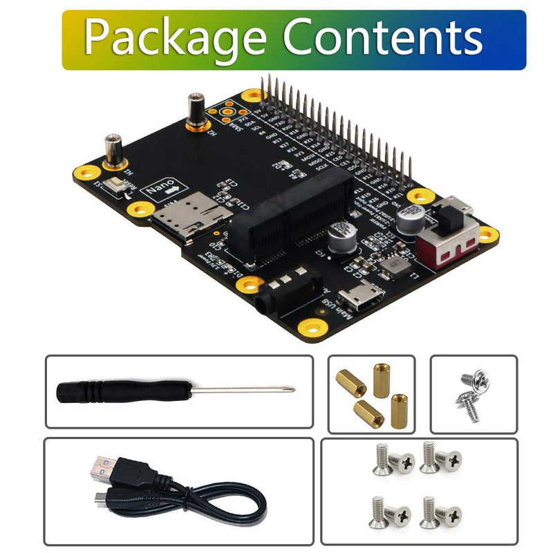  [AUSTRALIA] - 3G/4G & LTE Base HAT for Raspberry/Asus Tinker Board/Samsung ARTIK /Rock64 Media/Liber Computer Board