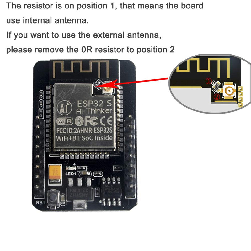  [AUSTRALIA] - DIYmall ESP32-CAM ESP32 Development Board with Camera WiFi+BT OV2640 Cam Dual-Mode 32-bit Serial to WiFi for Arduino