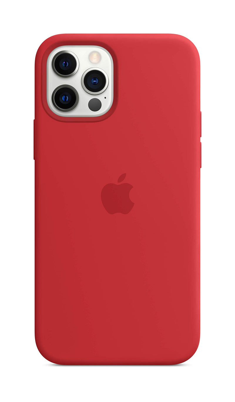 Apple Silicone Case with MagSafe (for iPhone 12 and iPhone 12 Pro) - (Product) RED - LeoForward Australia