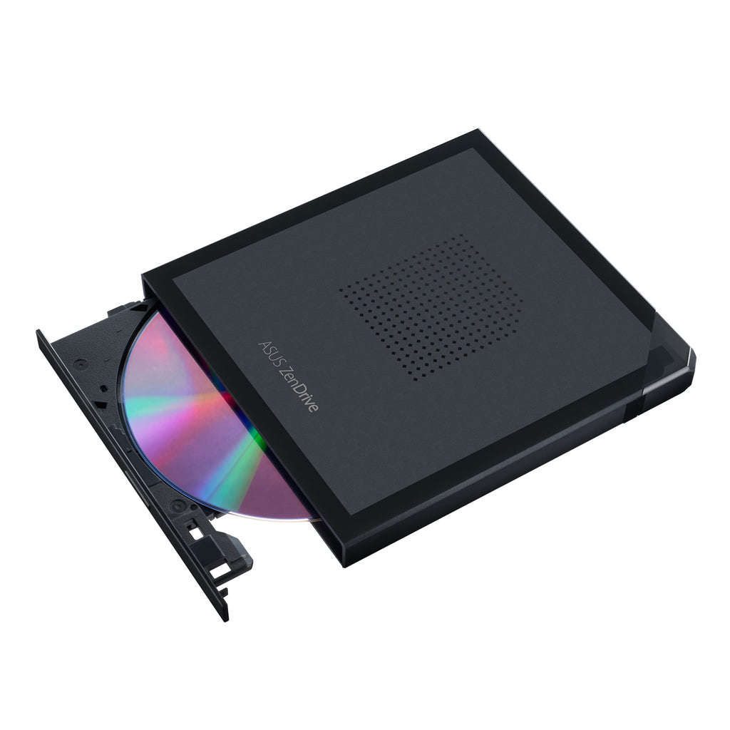  [AUSTRALIA] - ASUS ZenDrive V1M External DVD Drive and Writer with Built-in Cable-Storage Design, USB-C Interface, Compatible with Win 11 and macOS, M-DISC Support (SDRW-08V1M-U)