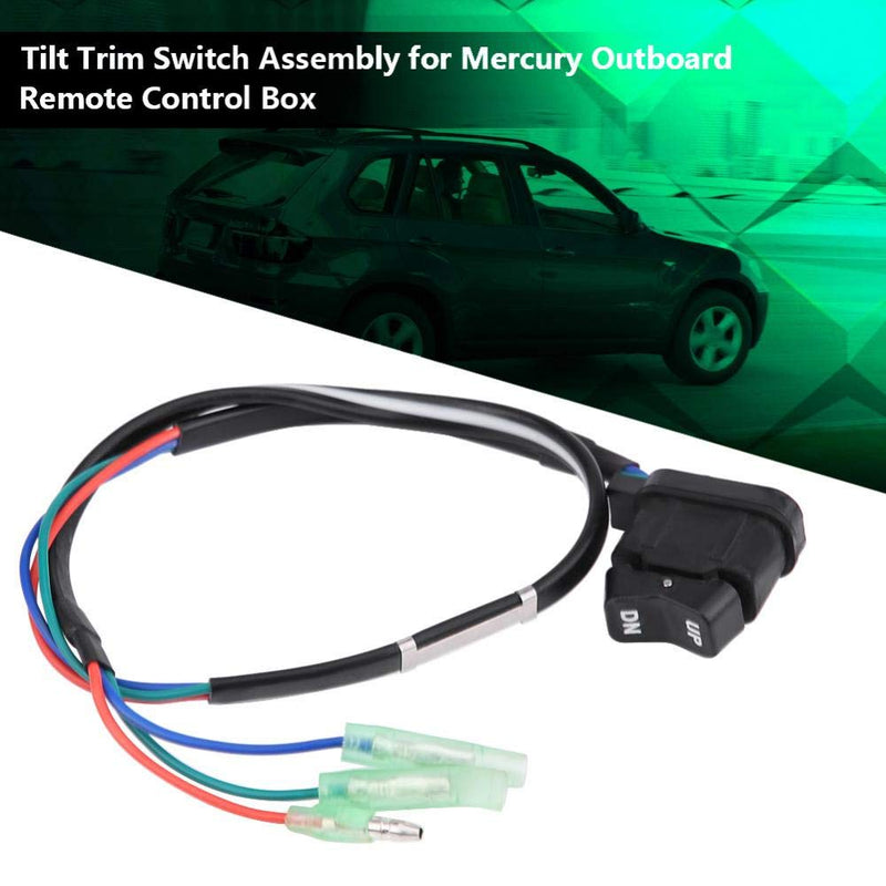  [AUSTRALIA] - Qiilu Car Tilt Trim Switch, 87-18286A43 Power Tilt Trim Switch Assembly for Mercury Outboard Remote Control Box