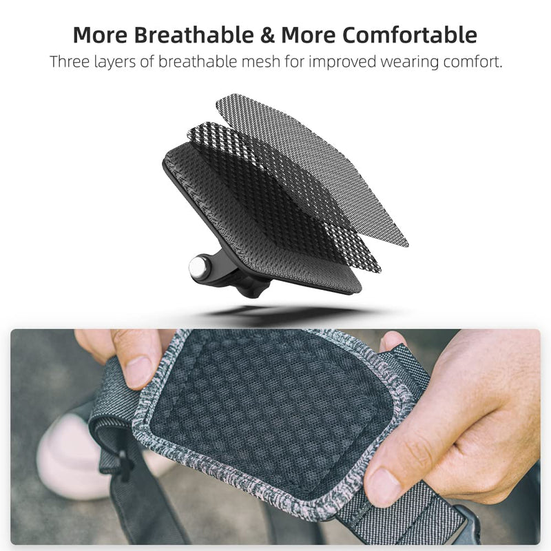  [AUSTRALIA] - SUREWO Adjustable Chest Strap Mount Compatible with GoPro Hero 11/10/9/8/7/6/5 Black,DJI Osmo Action 3/2,Insta 360 ONE R and Most Action Cameras