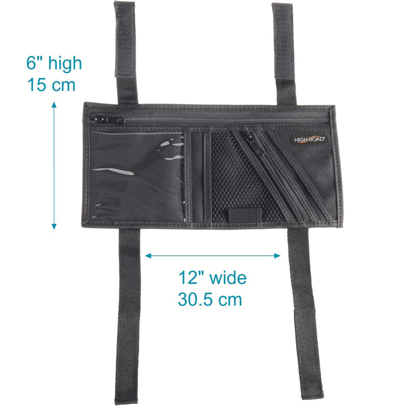  [AUSTRALIA] - High Road Car Visor Organizer with Adjustable Straps