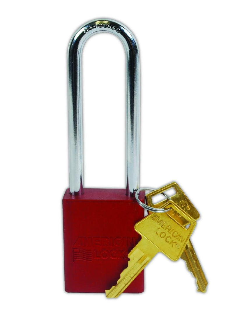  [AUSTRALIA] - American Lock A1107RED Safety Lock-Out Padlock, Aluminum, Red Оne Расk