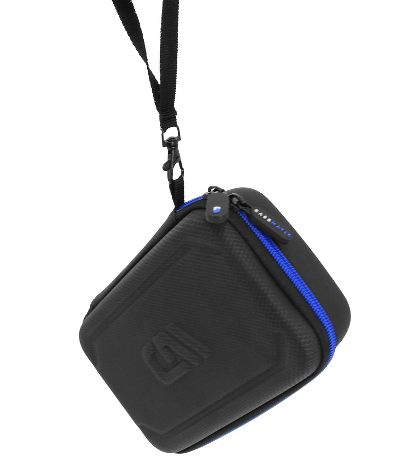  [AUSTRALIA] - CASEMATIX Phone Controller Case Compatible with Backbone One Mobile Gaming Controller and Gaming Accessories, Impact Resistant Exterior With Padded Divider, Carabiner and Wrist Strap