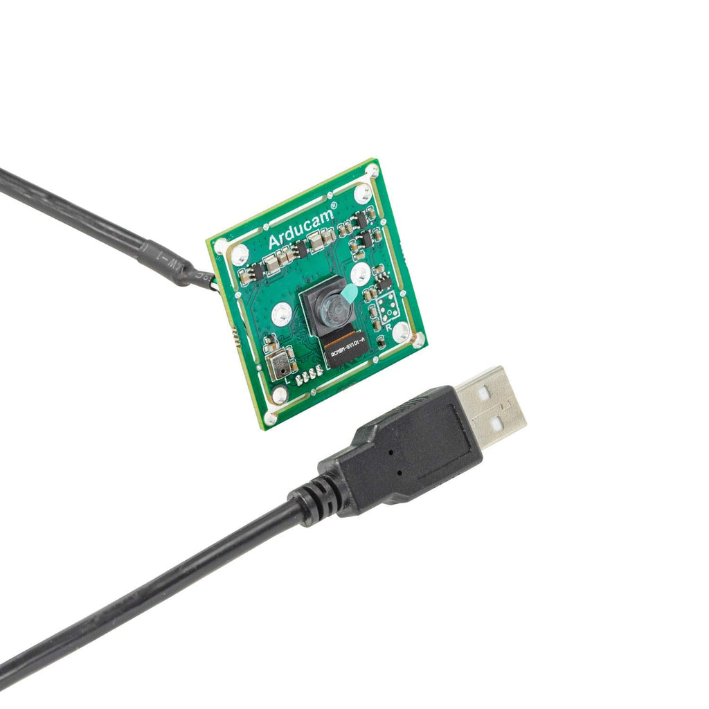  [AUSTRALIA] - Arducam 8MP 1080P USB Camera Module for Raspberry Pi, 1/4” CMOS IMX219 Mini UVC USB2.0 Webcam Board with 1.64ft/0.5m USB Cable for Windows, Linux, Android and Mac OS