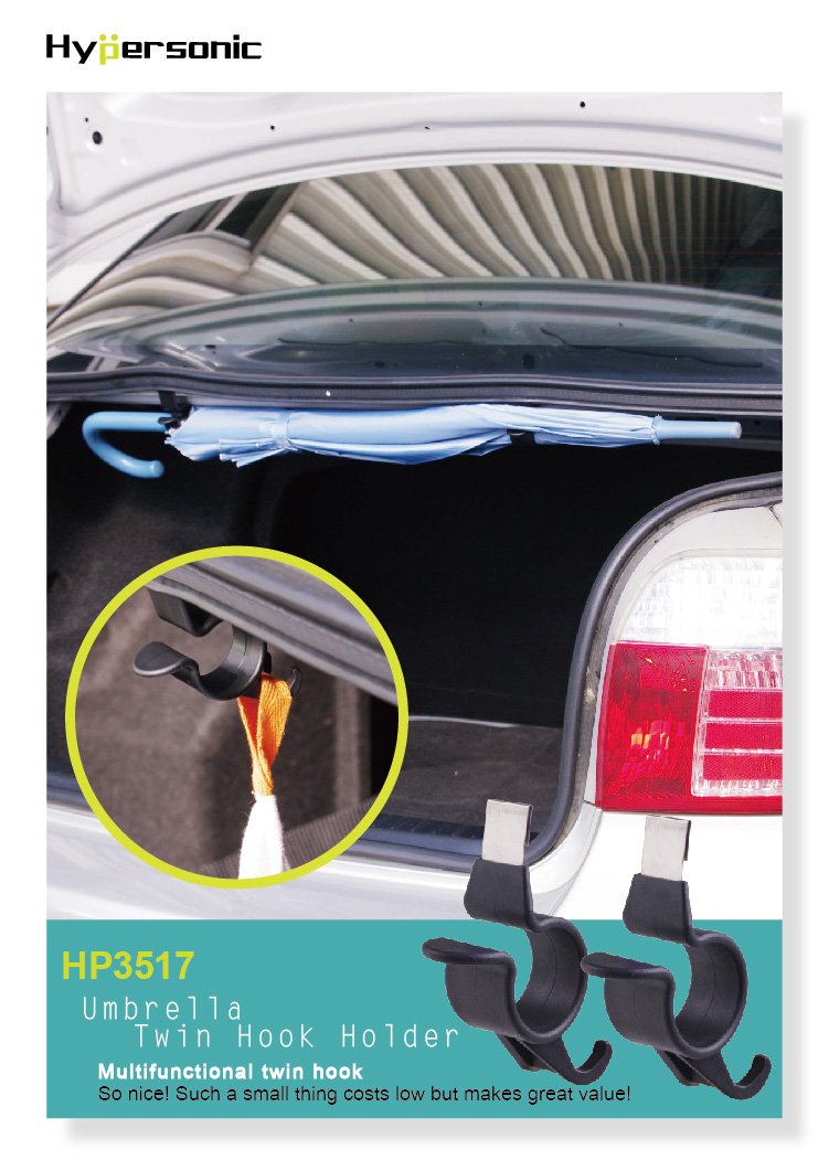  [AUSTRALIA] - Hypersonic Car Trunk Umbrella Hooks Bag Holder Hanger Universal Organizer