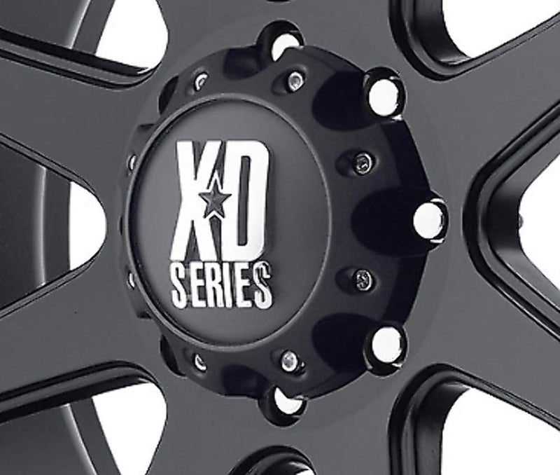  [AUSTRALIA] - XD Series by KMC Wheels KMC XD Series 441 796 797 798 800 801 8 Lug Matte Flat Black Center Cap 1079L170-MB-8LUG