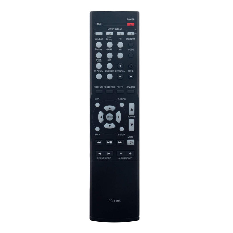 New RC1196 RC-1196 Replacement Remote Control for Denon Audio/Video AV Receive AVR-S500BT AVRS500BT AVR-S510 AVRS510 AVR-S510BT AVRS510BT AVR-X510BT AVRX510BT RT30701017000AD 30701017000AD - LeoForward Australia