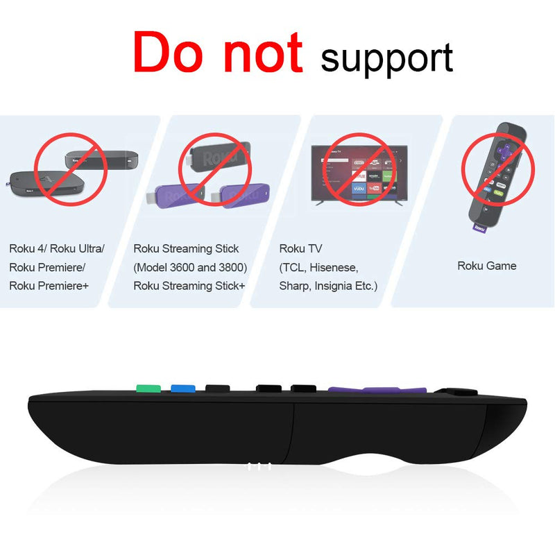 Gvirtue Replacement Remote Control for Roku Box Model: Roku 1, Roku 2(HD, XD, XS), Roku 3, Roku LT, HD, XD, XDS, Roku N1, Roku Express, Roku Express+ - LeoForward Australia